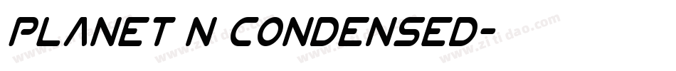 Planet N Condensed字体转换